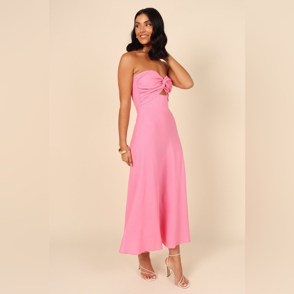 PETAL & PUP ROSETTA DRESS - PINK, Size 2, $89